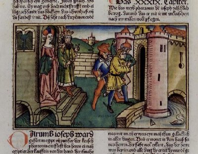 Genesis 39 19-23 Innocent Joseph is jailed, from the 