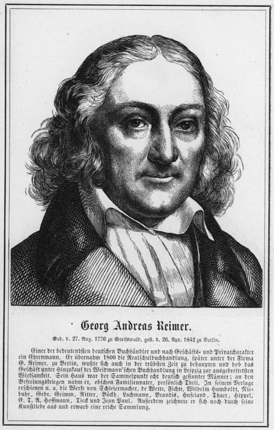 Georg Andreas Reimer by German School