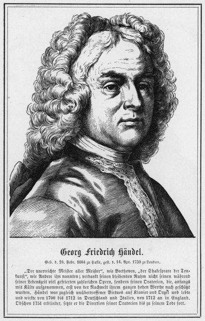 Georg Friedrich Handel by German School