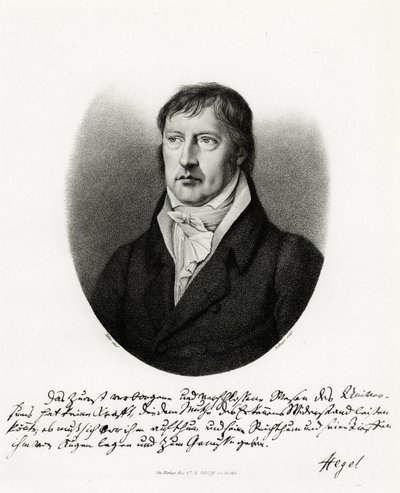 Georg Wilhelm Friedrich Hegel (phototype) by German School