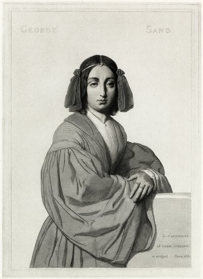 George Sand by German School