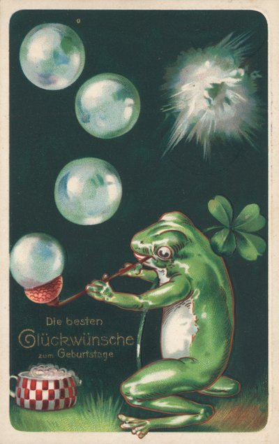 German Birthday Card by German School