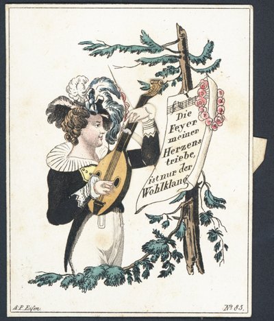 German Greetings Card by German School