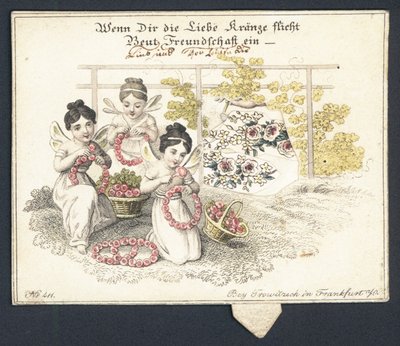 German Greetings Card by German School