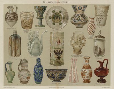 Glassware by German School