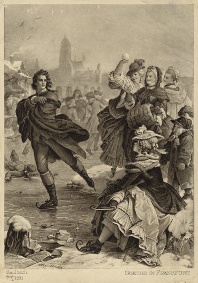 Goethe in Frankfurt by German School