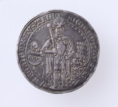 Guildiner (taler) of Sigismund (1439-96) Count of Tirol, Hall Mint, 1486 (obverse) by German School