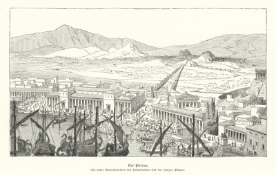 Harbour of Piraeus, Ancient Greece by German School
