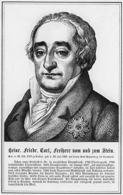 Heinrich Friedrich Karl, Baron vom und zum Stein by German School
