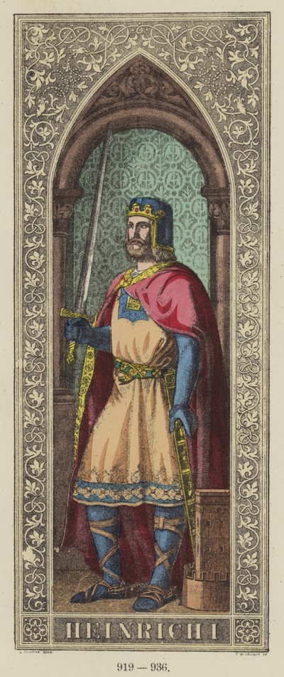 Henry I, 919-936 by German School