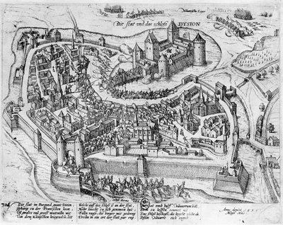 Henri IV (1553-1610) Entering Dijon, after His Victory at Fontaine-Francaise over Spanish, 5th June 1595 by German School