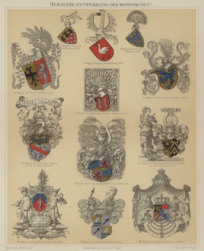 Heraldry by German School