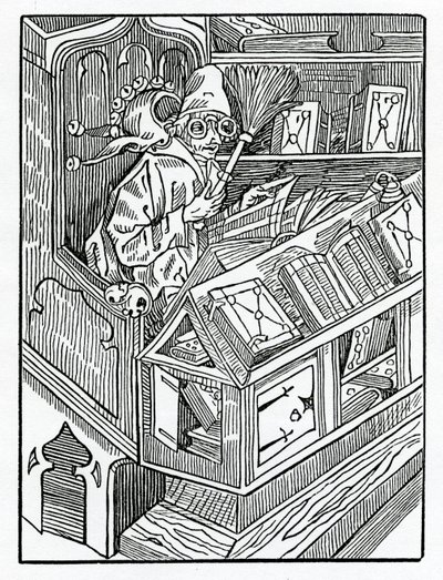 Here Begynneth the Foles and First Inprofytable Bokes, Illustration from Alexander Barclay