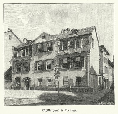 House of the Poet, Playwright and Philosopher Friedrich Schiller, Weimar, Germany by German School