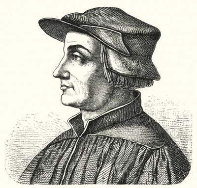 Huldrych Zwingli, leading figure of the Reformation in Switzerland by German School