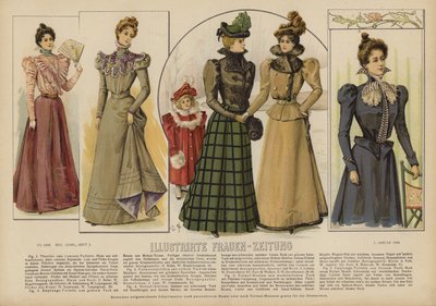 Illustration for Illustrirte Frauen-Zeitung by German School