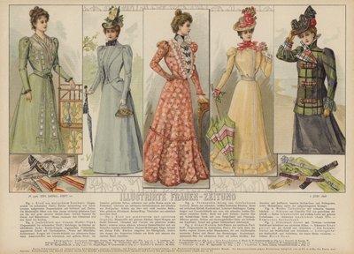Illustration for Illustrirte Frauen-Zeitung by German School