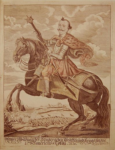 Imre Thokoly (1657-1705), Prince of Transylvania by German School