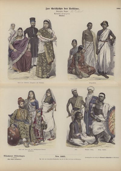 Indian and Asian Dress by German School