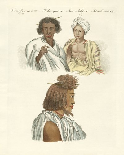 Inhabitants of Both Coasts of the Red Sea by German School