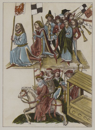 Investiture of Frederick I of the house of Hohenzollern as Elector of Brandenburg at the Council of Constance by German School
