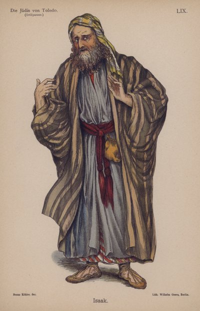Isaac, from The Jewess of Toledo by Franz Grillparzer by German School