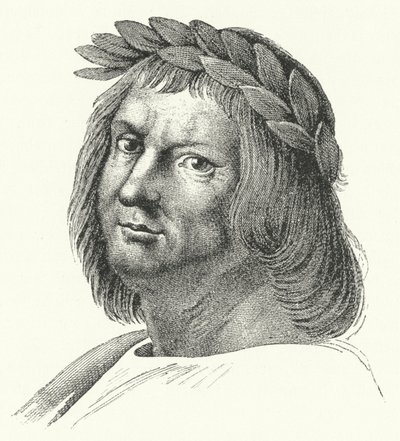 Jacopo Sannazaro, Italian Poet (engraving) by German School