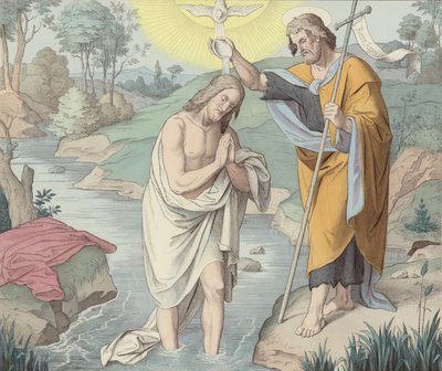 Jesus Baptised by German School