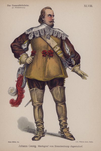 Johann Georg, Margrave of Brandenburg-Jagerndorf (1577-1624), from Der Generalfeldoberst by Ernst von Wildenbruch by German School