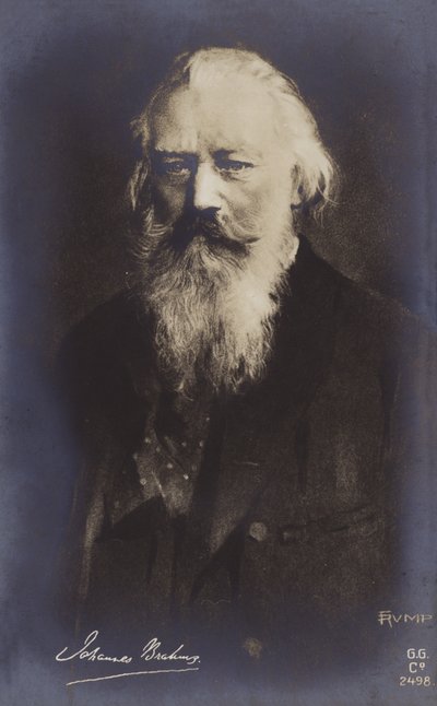 Johannes Brahms by German School