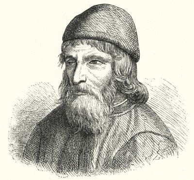 Johannes Trithemius, German Benedictine abbot and polymath (engraving) by German School