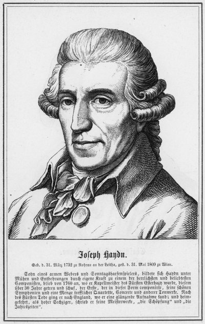Joseph Haydn by German School