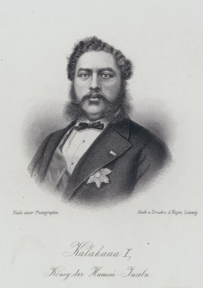 Kalakaua I, King of the Hawaiian Islands by German School