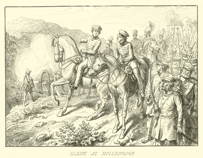 Kleist at Mollendorf by German School