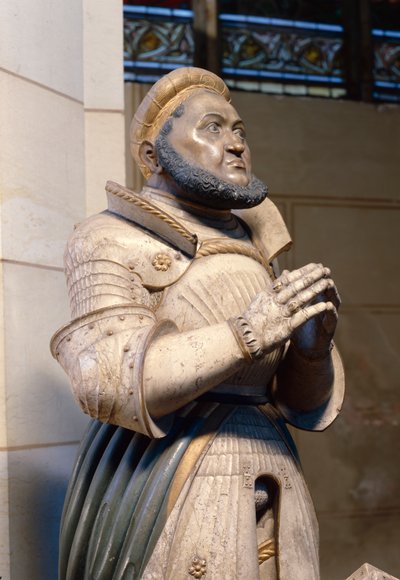 Lifesize Alabaster Statue of the Elector Frederick the Wise, at the Castle Church, Wittenberg, c.1529-21 by German School