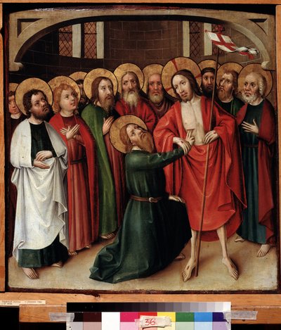 The Incredulity of Saint Thomas by German School