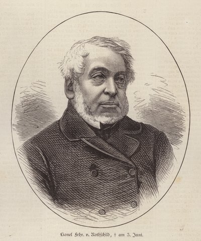 Lionel de Rothschild, British banker, politician and philanthropist by German School