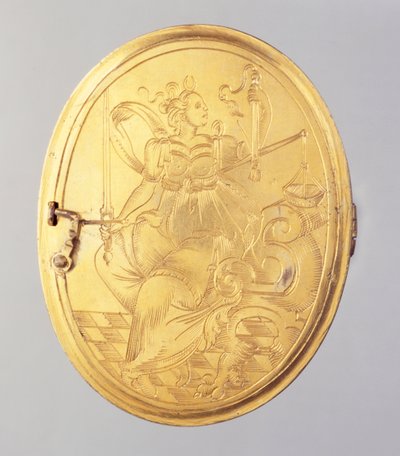 Locket containing wax miniature portrait of Landgrave Wilhelm IV by German School