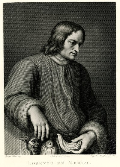 Lorenzo de Medici (1884-90) by German School