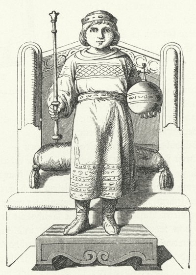 Louis the Child, last Carolingian King of East Francia by German School