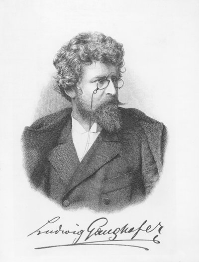 Ludwig Ganghofer by German School