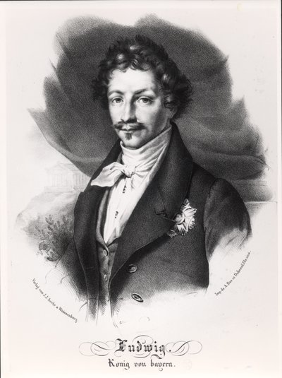 Ludwig I of Bavaria by German School