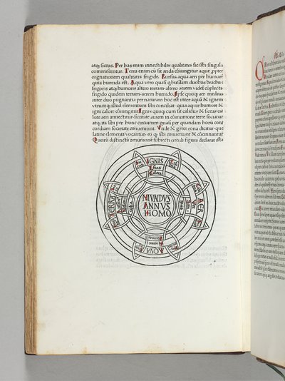 Mappa Mundi, the first printed map of the world, from 
