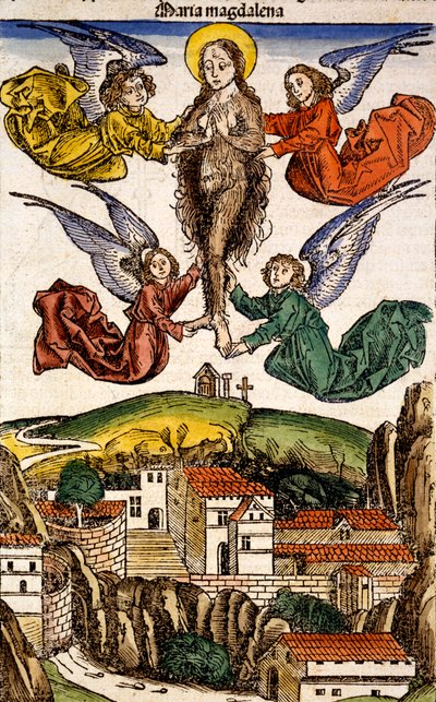 Maria Magdelena from Liber Chronicarum by Hartmann Schedel, 1493 by German School