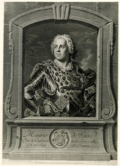 Marshal Moritz von Sachsen by German School