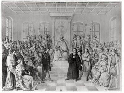 Martin Luther in Front of Charles V at the Diet of Worms, 16th April 1521, from 