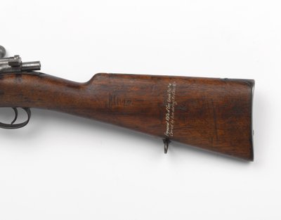 Mauser M1896 7.92 mm bolt action rifle 1896 used by General Louis Botha by German School