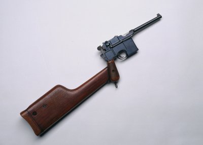 Mauser self-loading 7.63 mm pistol M1896, 1898 circa by German School