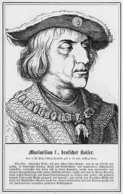 Maximilian I, German Emperor by German School