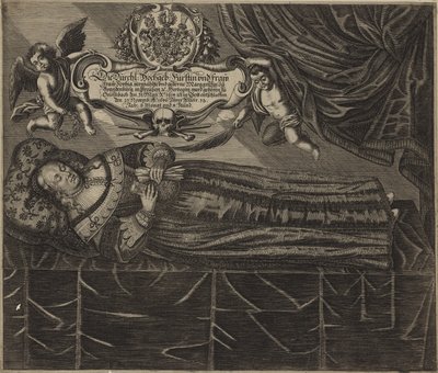 Memorial of Sophie, Daughter of Sophie of Solms-Laubach by German School